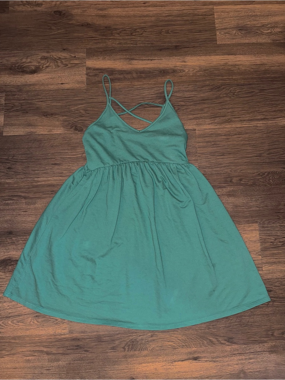Teal Strappy Sundress
